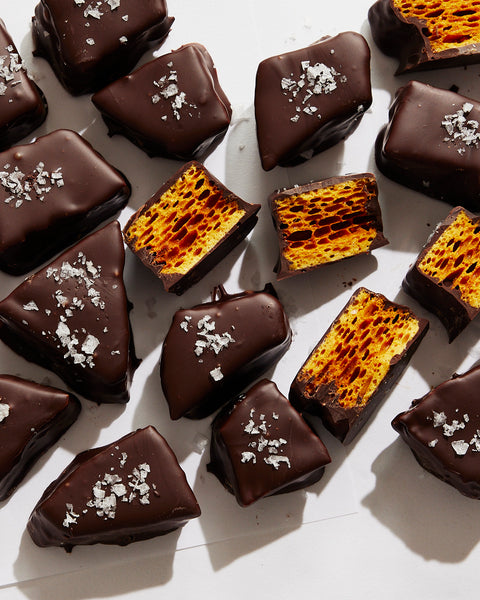 Salted Dark Chocolate Honeycomb Candy (5oz)
